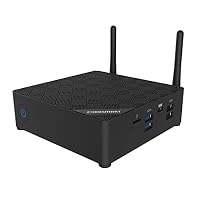 Orbsmart AW-12 4K Mini-PC Windows 11 Pro Desktop PC | Computer | lüfterlos | lautlos (Intel J4125 CPU, 8GB RAM, 128GB int. Speicher, 2.5" Festplattenschacht) – Ansicht 1