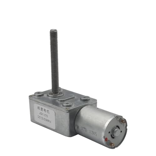 Moteur à engrenage à vis sans fin pour robotique et modélisme axe M6 6V 6 RPM