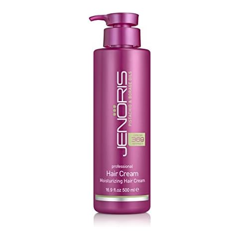 Jenoris Moisturizing Hair Cream 16.9 fl oz Professional haircare products for women; Ideal for all hair types including dry, damaged or colored hair; Increase volume and vitality and eliminate frizz Cover