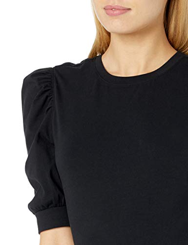 The Drop Women's Mariko Puff-Sleeve Crew-Neck Stretch Jersey T-Shirt3