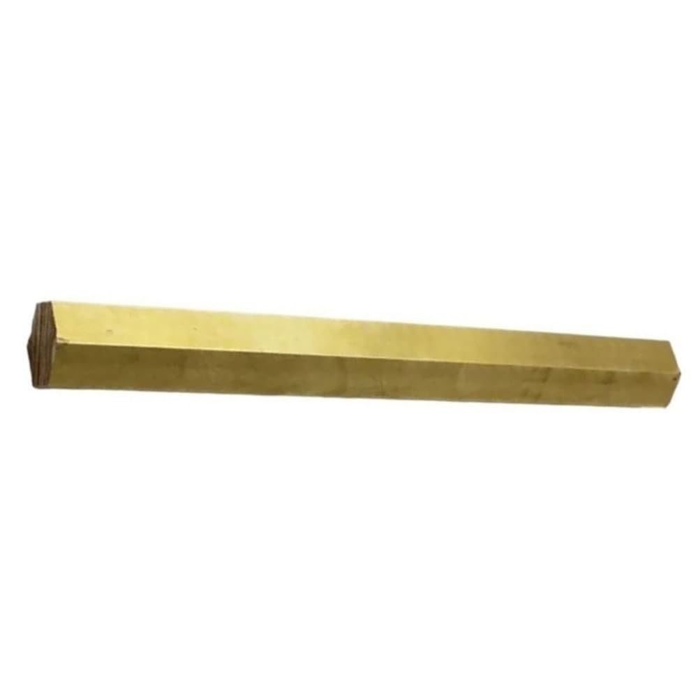 Metallstäbe Biegefester Messingstab, sechseckiger aus Legierung, feiner Metallstab for elektronische Geräte, 1 Stück(500MM*9MM)