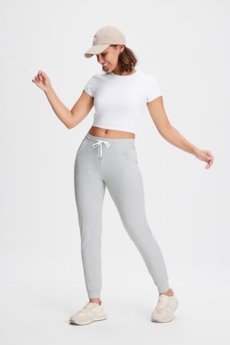 Image of Yogipace Petite /Regular /Tall Women's Lightweight Anti-Shrink Active Joggers Lounge Sweatpants Yoga Jogger Pants