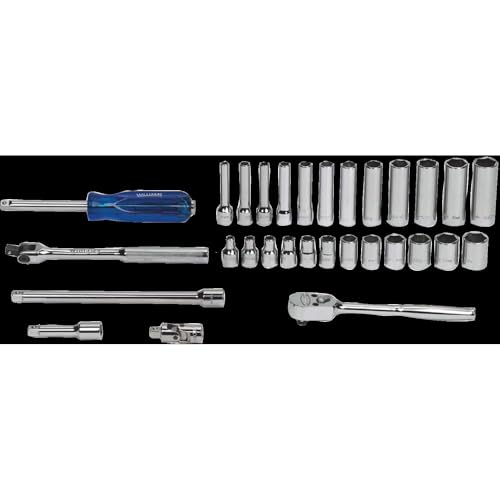 WILLIAMS 30 PIECE 1/4" DRIVE SOCKET AND DRIVE TOOL SET (MSM30HFTB) JHWTB-103���^���c�[���{�b�N�X�t �c�[���Z�b�g 30�� MM JHWMSM30HFTB