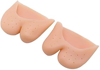 バレエ 足袋型 シリコン トゥパッド 足 爪先 指先 痛み マメ 軽減 通気性 ( ベージュ )