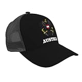 Coat of Arms Austria Austrian Breathable Mesh Back Cap Summer Vintage Sun Hat Adjustable Baseball Caps Fishing Golf Dad Hats