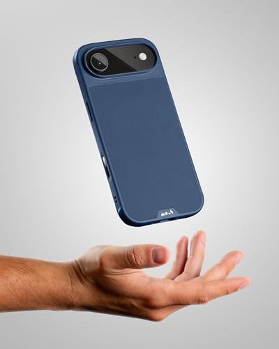 Image of Mous for iPhone Air Case, Compatible with MagSafe - Limitless - Protective Magnetic Cover for iPhone Air - Shockproof, Full Camera Protection, Anti-Scratch Back, Marine Blue