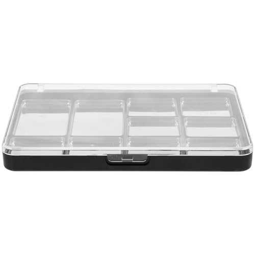 SOLUSTRE Paleta de Sombras de Ojos Magnética Vacía de 10 Colores, Bandeja Organizadora para Cosméticos, Soporte Ligero y Compacto para Maquillaje, Adecuado para Uso Personal y Viajes