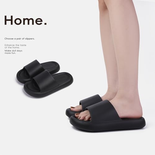New Cloud Slides for Women and Men - Non-Slip Thick Sole Pillow Slippers, Soft, Comfy, Relax Shower Sandals, Easy to Clean, Indoor and Outdoor Shoes2