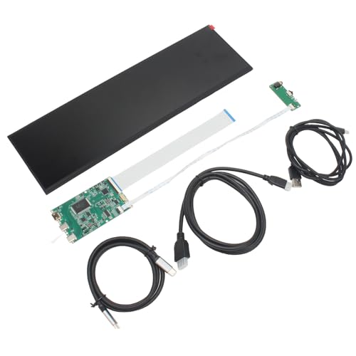 Image of 14.5Incn 2.5K Touchscrcen BarMontor,2560x720 IPS Portable CD Scrcen wth 10-Point Touch, 60 Rerteshn Rate.350nt Brightiness, USB C Drver Beard Yx25kK Tor DY Game PC (No Shell)