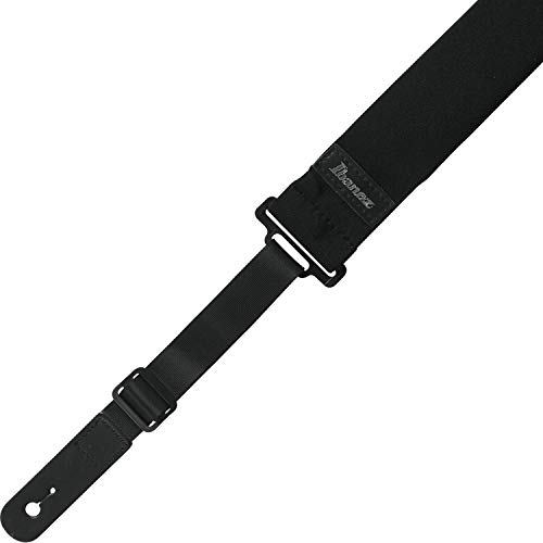Ibanez POWERPAD Strap (Black) GSF50-BK, featuring a soft feel - Picture 2 of 3