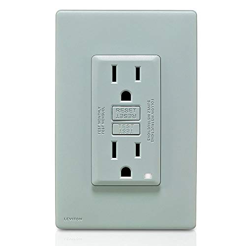 Image of Leviton RGF15-SE Renu Self Test Tamper Evident GFCI Socket 15A Marine Spray