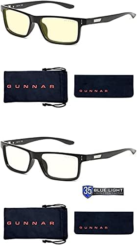 GUNNAR - Blue Light Reading Glasses - Vertex, Onyx, Amber and Clear Bundle, 2.0