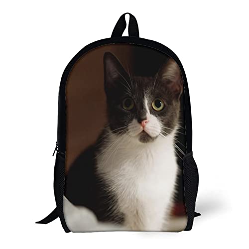 Sac à dos imprimé en 3D motif chat résistant et léger