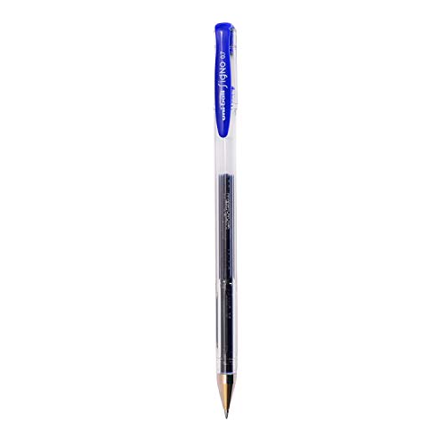 Image of uni-Ball NBGK - 07 Refill & Uniball SIGNO UM-100 Gel Pen (Blue Ink, Pack of 6)