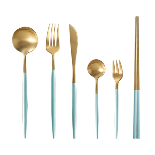 ティファニーブルーゴールド6本セット