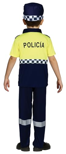 Miniatura 2 de Fiestas Guirca Disfraz De Policía Local Infantil 5-6 Años - Incluye Camisa, Cinturón, Gorra Y Pantalón - Disfraces De Oficiales Para Halloween - Ideal Para Niños - Negro Y Amarillo