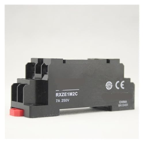Base de relé RXZE1M2C con bornes de tornillo para fijación estable de RXM2 2