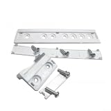Führungsschiene Für Kühlschrank Für Midea Für Haier Für Hisense Weiß Robust Gleitendes Design Einfache Montage Ersatzteil Für Schubladen Und Fächer Im Kühlgerät Langlebig Stabil