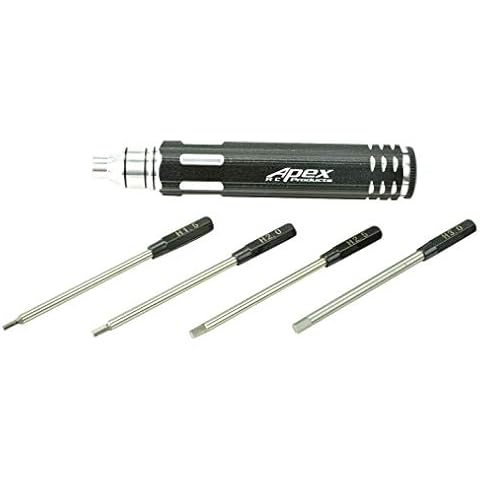 Apex RC Products 1.5, 2, 2.5 & 3mm Metric 4-In-1 Allen Key Driver #2755 Cover