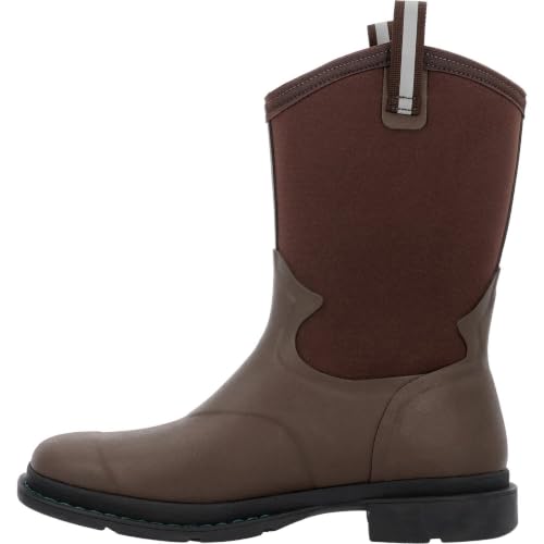 MUCK Men's Chore Mid Western Work Boot, Brown, Size 10(M)