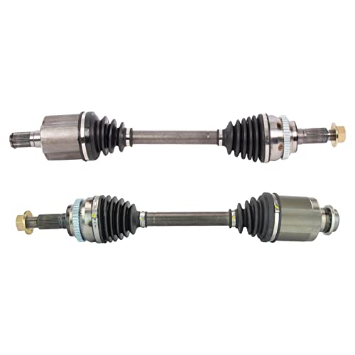 Image of TRQ Front Driver and Passenger Side CV Axle Assembly Set 2 Piece for 2007-2009 Mazda CX-7 2010 CX-7 Grand Touring 2010 CX-7 Touring 2011-2012 CX-7 I4 2.3L