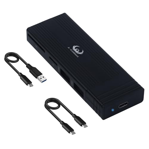 Caja externa para SSD M.2 NVME SATA con adaptador USB 4 en 1 miniatura 1