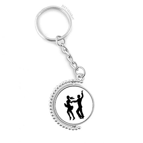 Key ring chain danseur duo pour ne plus jamais perdre vos clés avec style