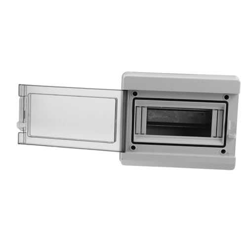 HOMOCONO Weatherproof Electric Box Outdoor Distribution Case Rating Compact Breaker Box for Wet Conditions Suitable for Gardens Construction Sites and Temporary Facilities