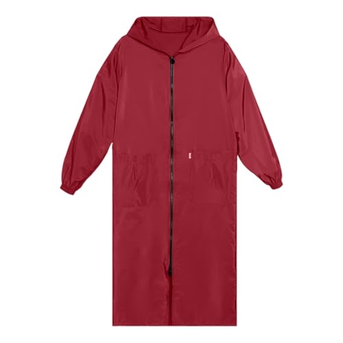 Veste femme mi saison légère à capuche manteau décontracté zippé - 4