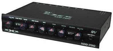 Audiopipe AUDIOP XEQ700 XXX 7 Band Graphic Equalizer with LED Power Meter & Subwoofer Output by Audiopipe