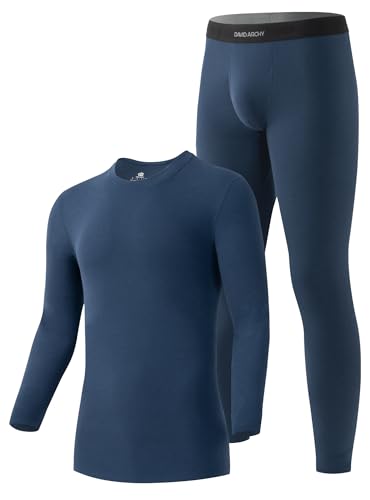 DAVID ARCHY Set Termico da Uomo Intimo Termico Running Sci