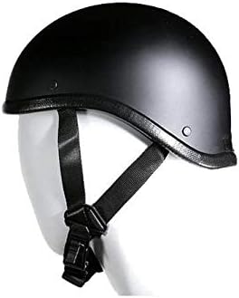 Miniatura 3 de Gladiator Novelty Harley medio casco para motocicleta, plano, negro, XL, Negro
