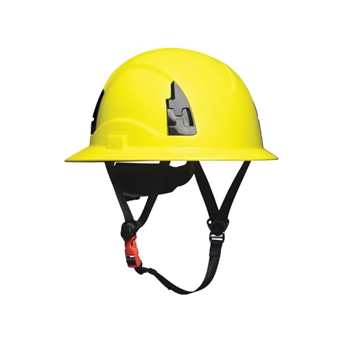 Malta Dynamics APEX Safety Helmets – Type 2 Class E, Full Brim, Non-Vented, Rated for 20,000 Volts and Top, Front, Back, and Side Impact Safety Hard Hat, OSHA and ANSI Certified (Yellow)