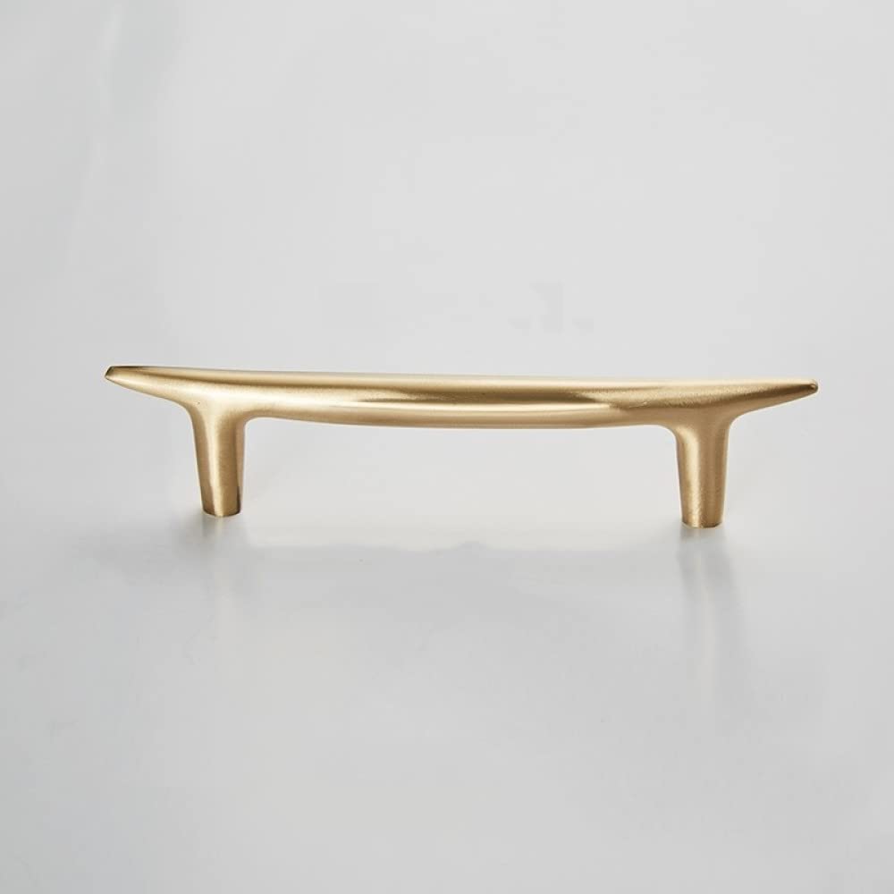 Boutons d'armoires de cuisine en laiton massif Youther au design doré