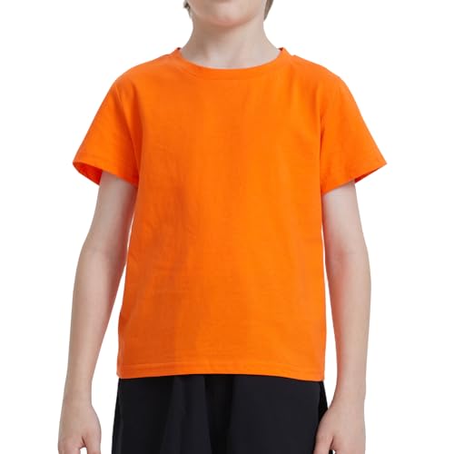 Ewbob Tee Shirt Enfant Garçon Fille Manches Courtes Coton Respirant