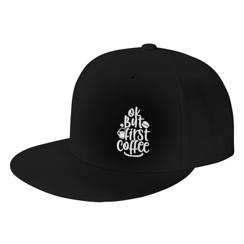 Ok But First Coffee Adjustable Outdoor Baseball Hat Flat Hat2