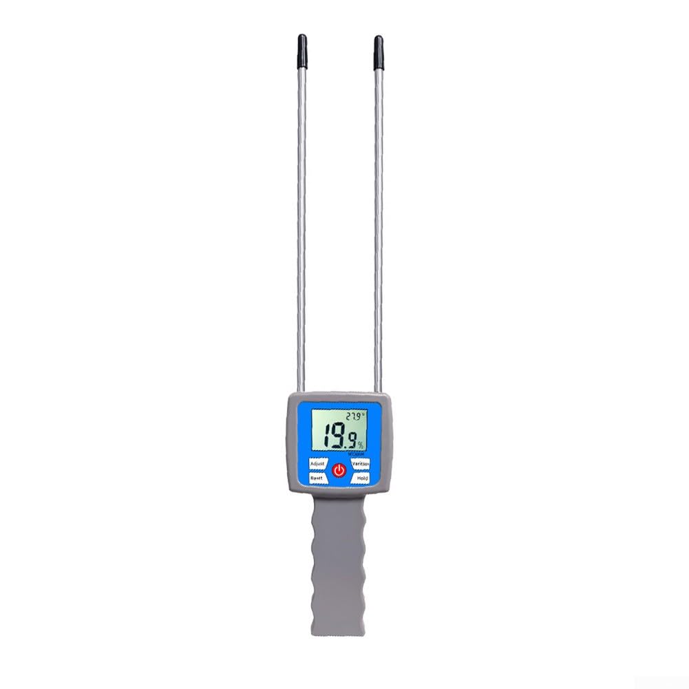 Analizador de humedad multifuncional, medidor de humedad digital para pruebas de materiales, laboratorio, uso industrial, medición de madera de grano