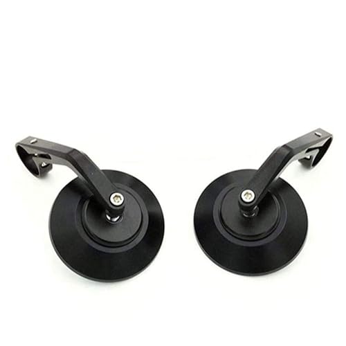 Extrémité barre moto rétroviseurs ronds CNC pour rouler en ville en Kawasaki 7/8