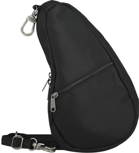 Image of AmeriBag Healthy Back Bag 8 inch Microfiber Crossbody Sling Baglett | Ergonomic