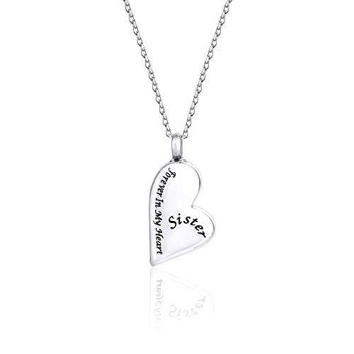 Heart Urn Necklace for Ashes Cremation Stainless Steel Memorial Keepsake Jewelry