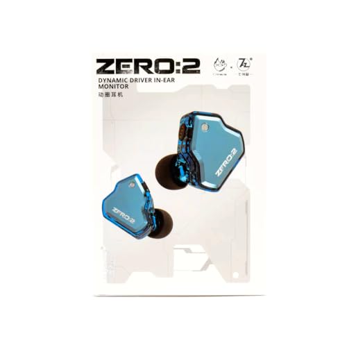 Concept Kart 7Hz x Crinacle Zero 2 Blue IEM Blue, No Mic - Image 5