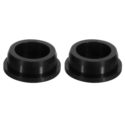 Image of uxcell 2 Pcs Black Plug Holes, Waterproof Rubber Button Plug for 37mm / 1.46 inch Hole