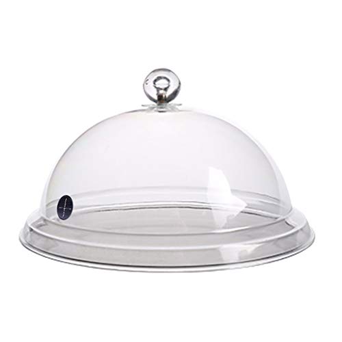 perfk Fumo Pistola della Cupola di Copertura da Cocktail Fumo Pistola Coperchio Cibo Fumatore per Migliorare Il Gusto per la Carne, Grill, Barbecue, 26 Centimetri