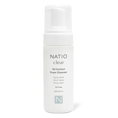 Clear Oil Control Foam Cleanser by Natio for Women - 5 oz Cleanser