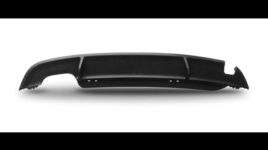 Diffusore Spoiler Paraurti Posteriore Nero Opaco Per VW Golf 6 2008-2012