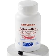 Vital Choice MSC Astaxanthin in Wild Alaskan Sockeye Salmon Oil Dietary Supplement, 90 Softgels