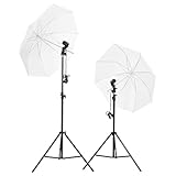 【 Varie applicazioni:】 Il set di illuminazione può essere utilizzato in uno studio o sul posto. È adatto alla fotografia analogica e digitale.