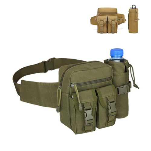 Bollitore fuori dal piccolo marsupio multifunzione borsa per attrezzi da ciclismo viaggio da uomo e donna sport piccola da petto Verde militare Amante dellOutdoor Fan Militare