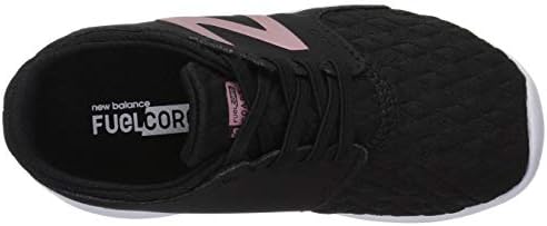 New Balance Unisex-Baby FuelCore Coast V3 Running Shoe, Black/White, 3 W US Infant | Image 4