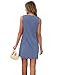 Sampeel Sundresses for Women 2025 Business Casual Dress Summer Beach Vacation Dresses Blue L